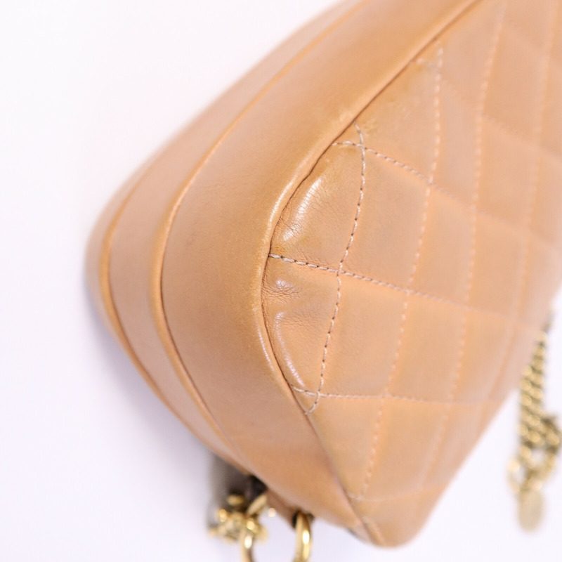 CHANEL 羊皮皮革Chain Shoulder Bag鏈帶肩背袋-14