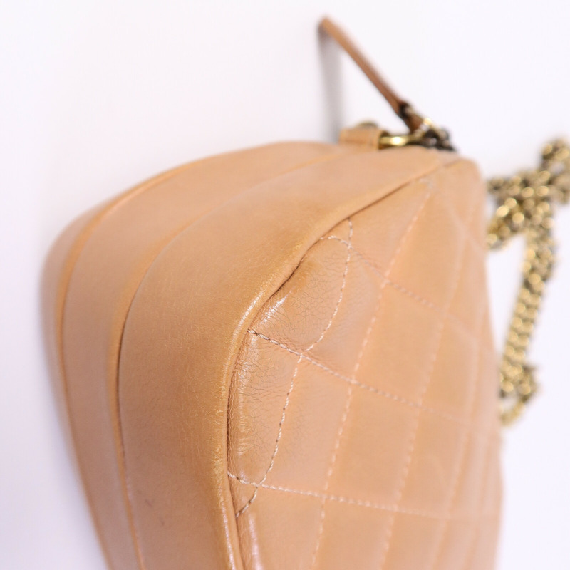 CHANEL 羊皮皮革Chain Shoulder Bag鏈帶肩背袋-15
