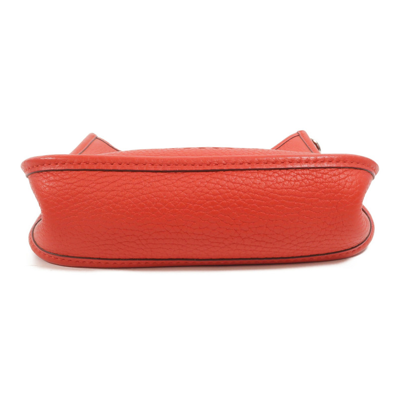 HERMES Clemence皮革Evelyne TPM肩背袋Rouge de Coeur-3