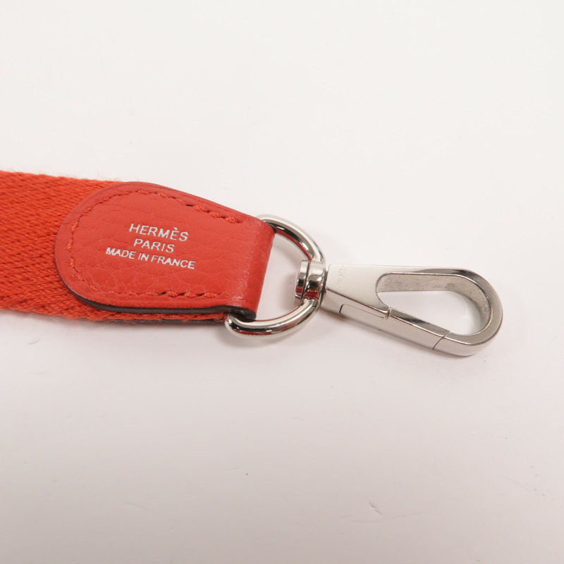 HERMES Clemence皮革Evelyne TPM肩背袋Rouge de Coeur-10