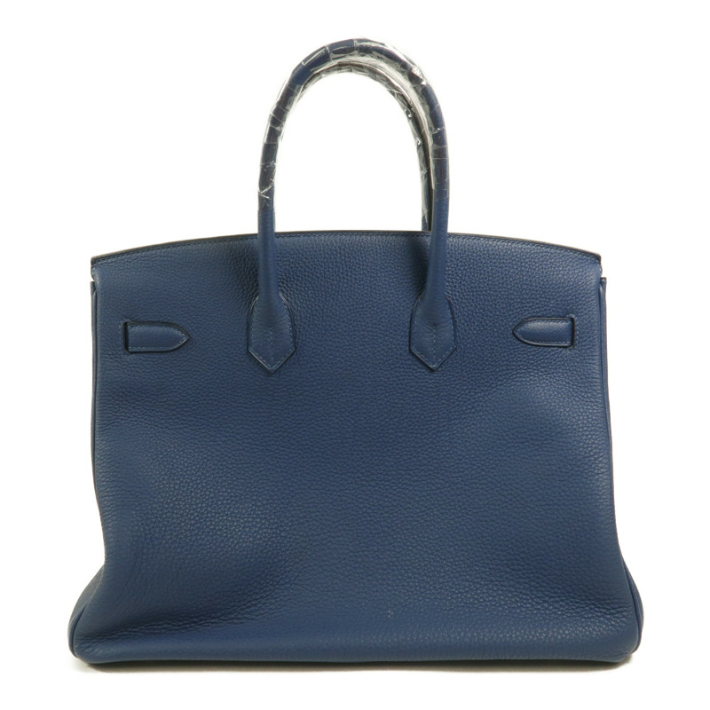 HERMES Togo皮革Birkin 35手挽袋Deep Blue-1