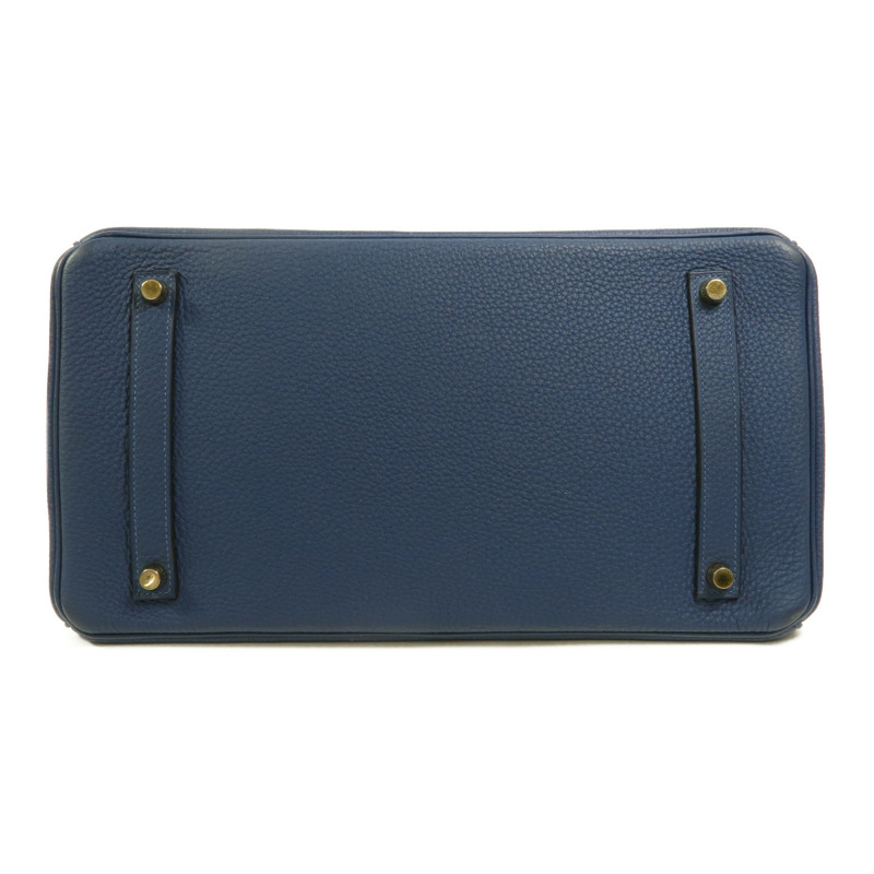 HERMES Togo皮革Birkin 35手挽袋Deep Blue-3