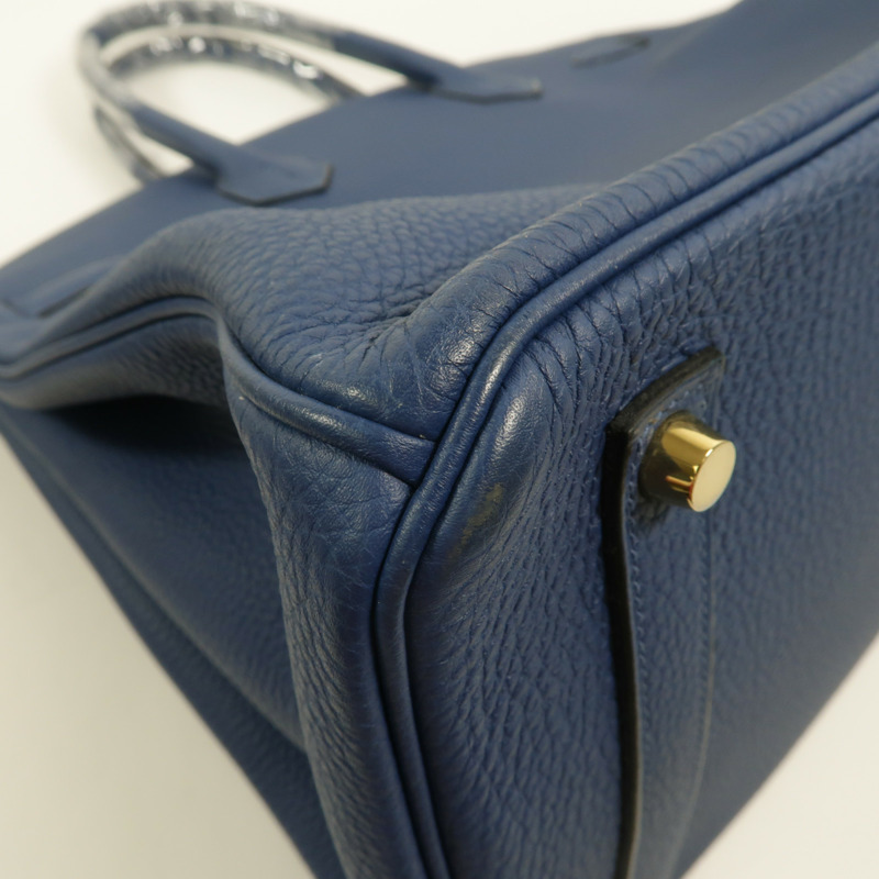 HERMES Togo皮革Birkin 35手挽袋Deep Blue-14