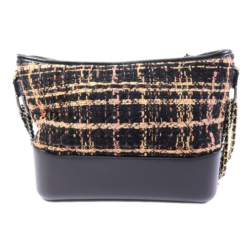 CHANEL Tweed Gabrielle Medium鏈帶肩背袋-1
