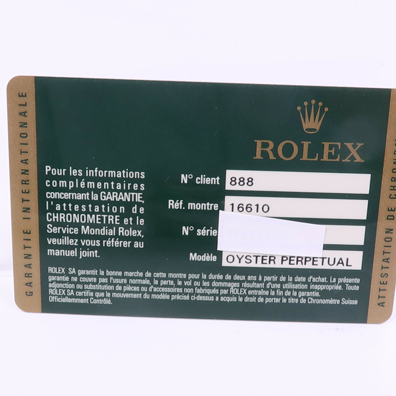 ROLEX Submarinar Date 16610-16