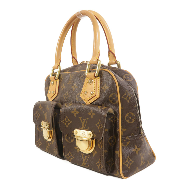 LOUIS VUITTON Monogram Manhattan PM手挽袋-2