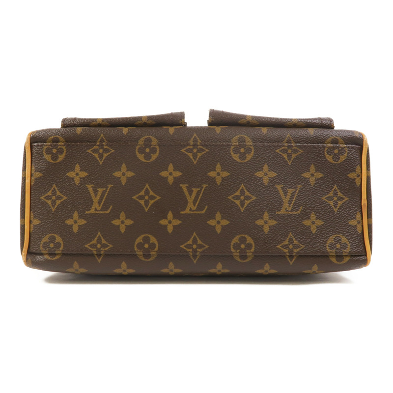 LOUIS VUITTON Monogram Manhattan PM手挽袋-3