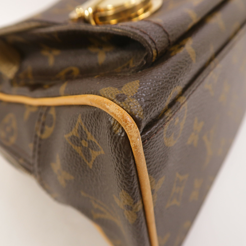 LOUIS VUITTON Monogram Manhattan PM手挽袋-10