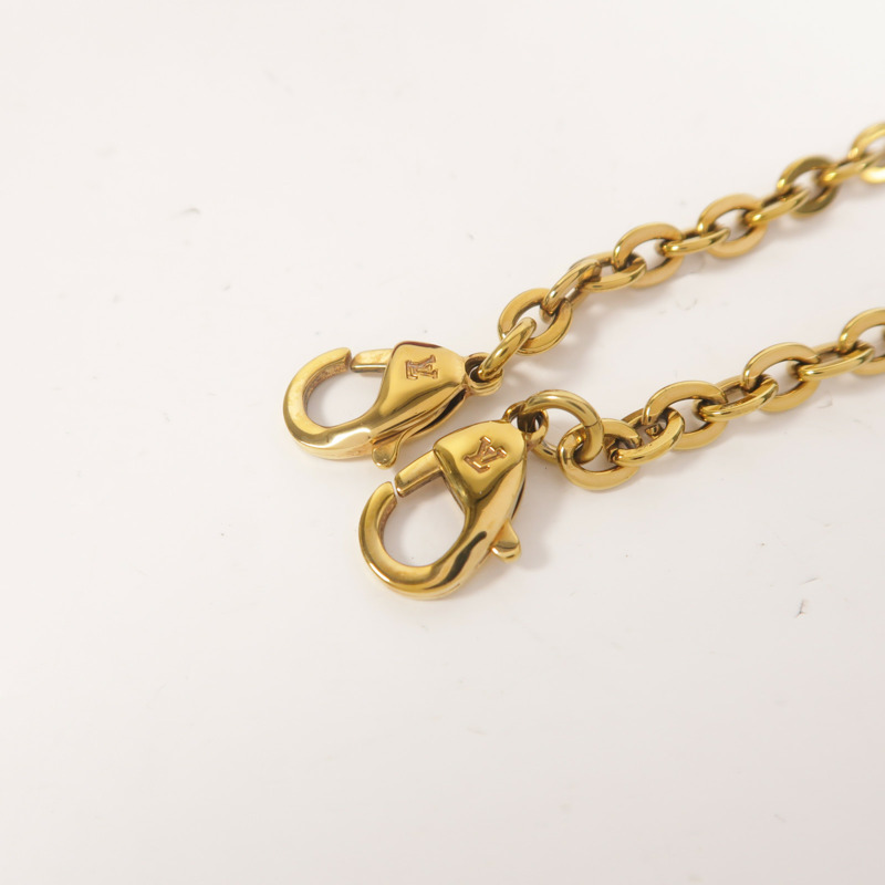 LOUIS VUITTON Monogram Portefeuille Flore鏈帶肩背袋-13