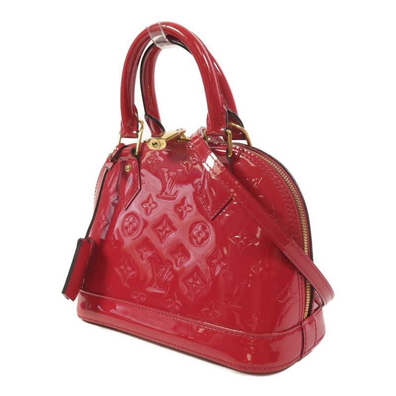 LOUIS VUITTON Monogram Vernis Alma BB手挽肩背兩用袋-2