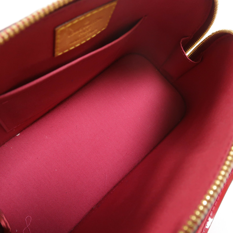 LOUIS VUITTON Monogram Vernis Alma BB手挽肩背兩用袋-4