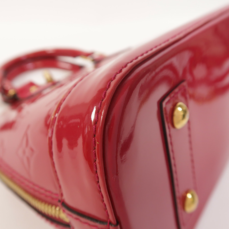 LOUIS VUITTON Monogram Vernis Alma BB手挽肩背兩用袋-9