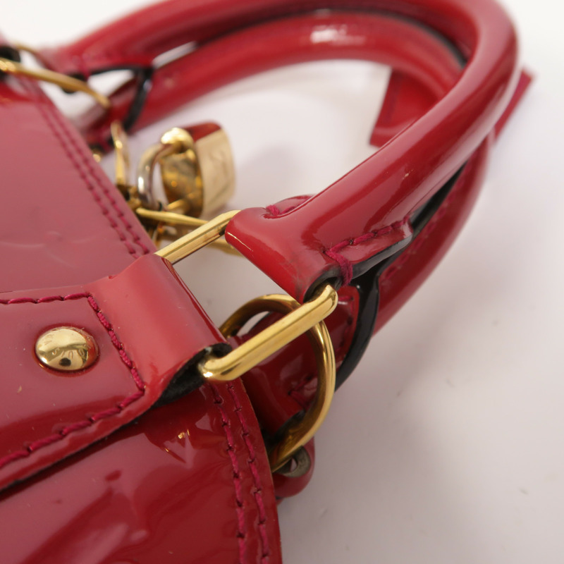 LOUIS VUITTON Monogram Vernis Alma BB手挽肩背兩用袋-12