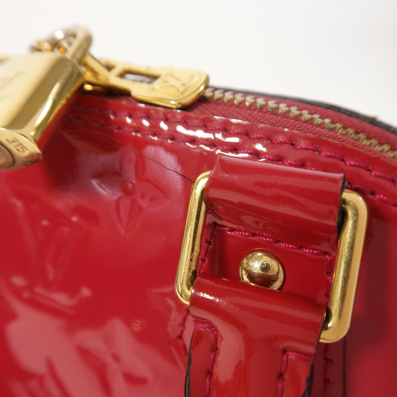 LOUIS VUITTON Monogram Vernis Alma BB手挽肩背兩用袋-13