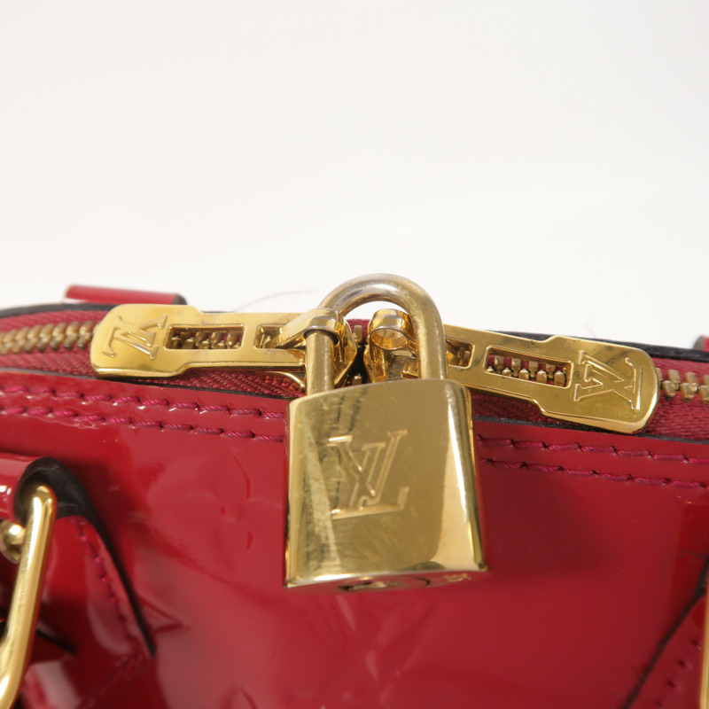 LOUIS VUITTON Monogram Vernis Alma BB手挽肩背兩用袋-14