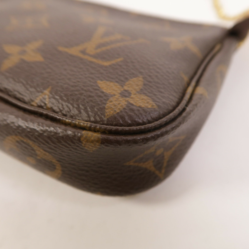 LOUIS VUITTON Monogram Mini Pochette Accessoires手挽袋-8