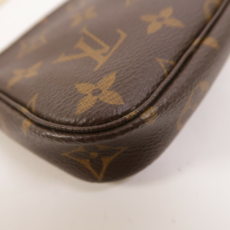 LOUIS VUITTON Monogram Mini Pochette Accessoires手挽袋-9