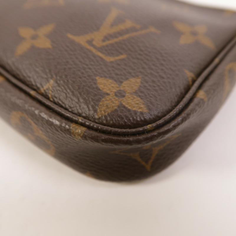 LOUIS VUITTON Monogram Mini Pochette Accessoires手挽袋-10