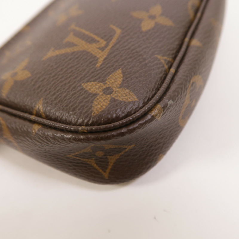 LOUIS VUITTON Monogram Mini Pochette Accessoires手挽袋-11