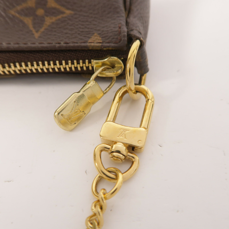 LOUIS VUITTON Monogram Mini Pochette Accessoires手挽袋-12