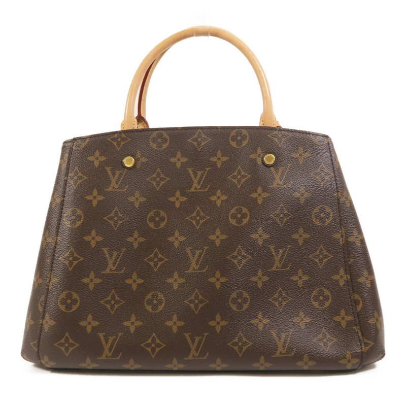 LOUIS VUITTON Monogram Montaigne MM手挽肩背兩用袋-1