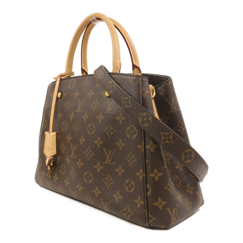LOUIS VUITTON Monogram Montaigne MM手挽肩背兩用袋-2