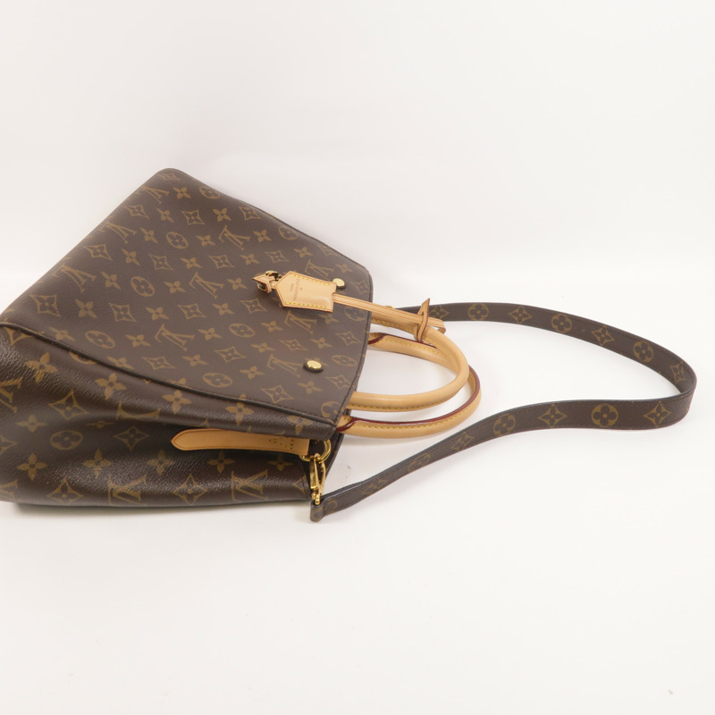 LOUIS VUITTON Monogram Montaigne MM手挽肩背兩用袋-8