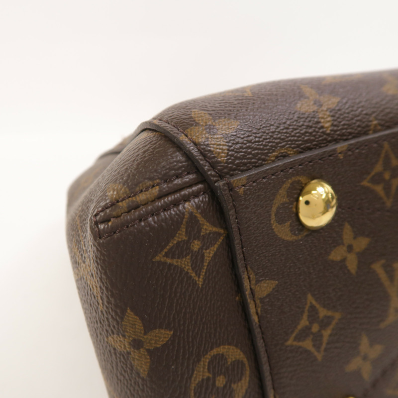 LOUIS VUITTON Monogram Montaigne MM手挽肩背兩用袋-11