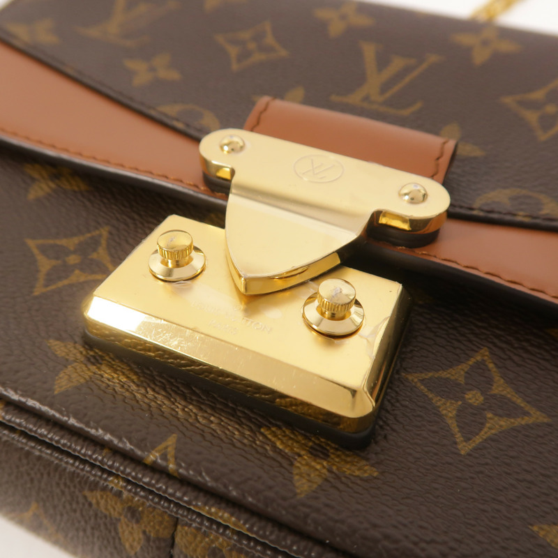 LOUIS VUITTON Monogram Marceau鏈帶肩背袋-7