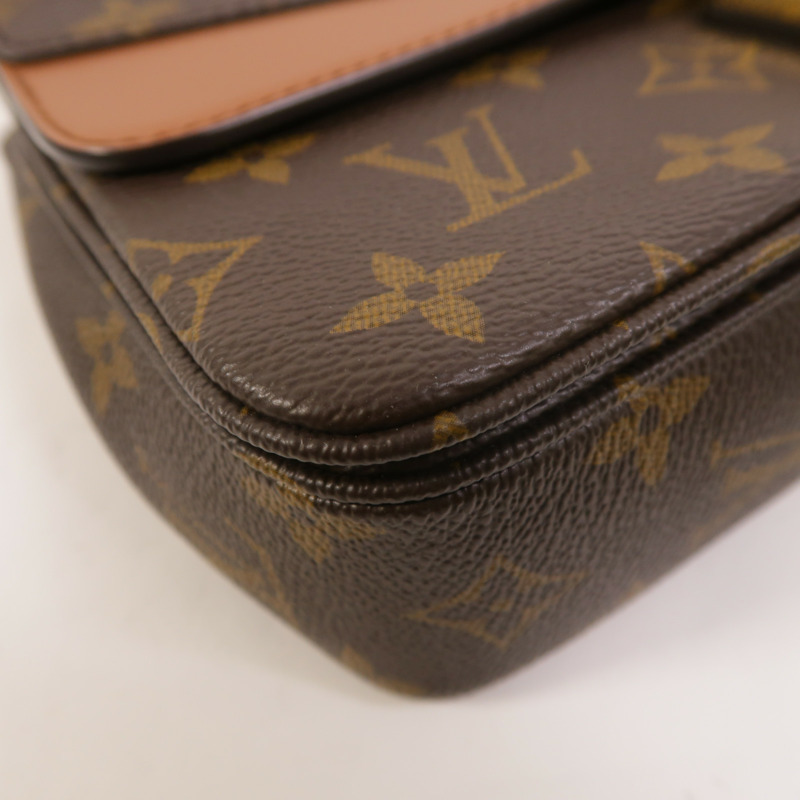 LOUIS VUITTON Monogram Marceau鏈帶肩背袋-9