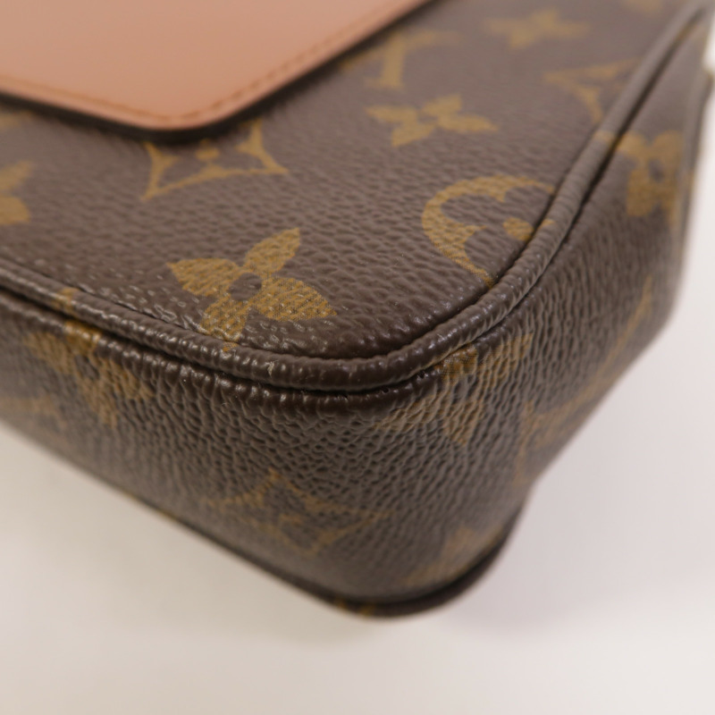 LOUIS VUITTON Monogram Marceau鏈帶肩背袋-10