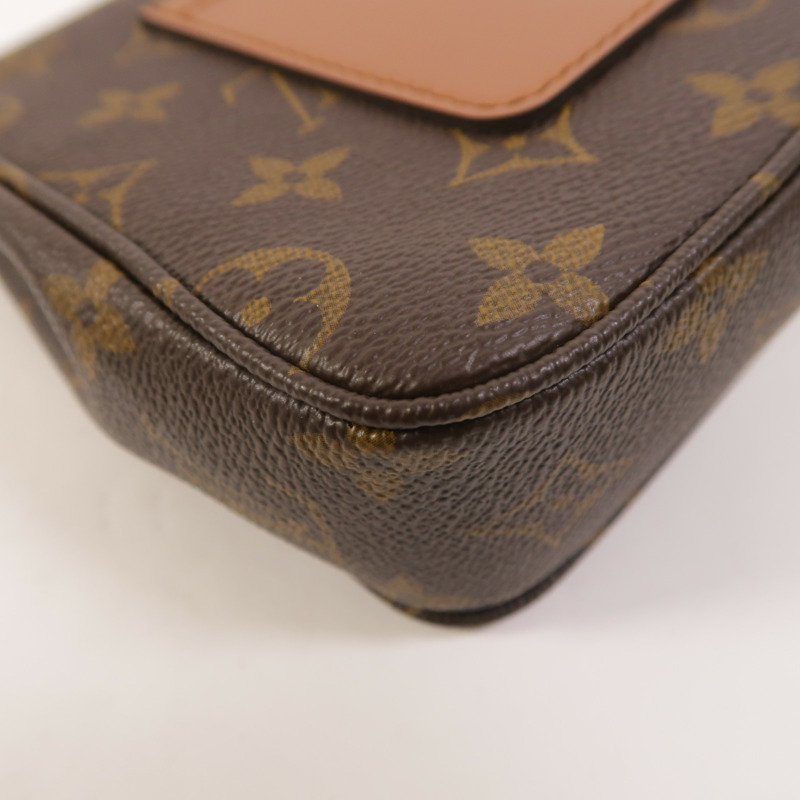 LOUIS VUITTON Monogram Marceau鏈帶肩背袋-11