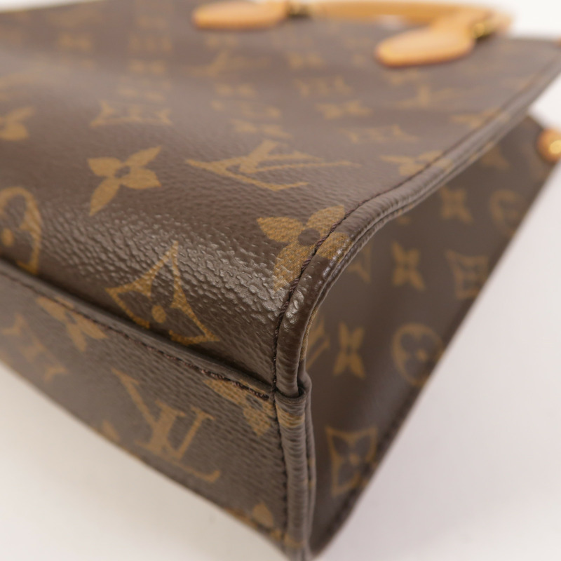 LOUIS VUITTON Monogram Sac Plat BB手挽肩背兩用袋-7
