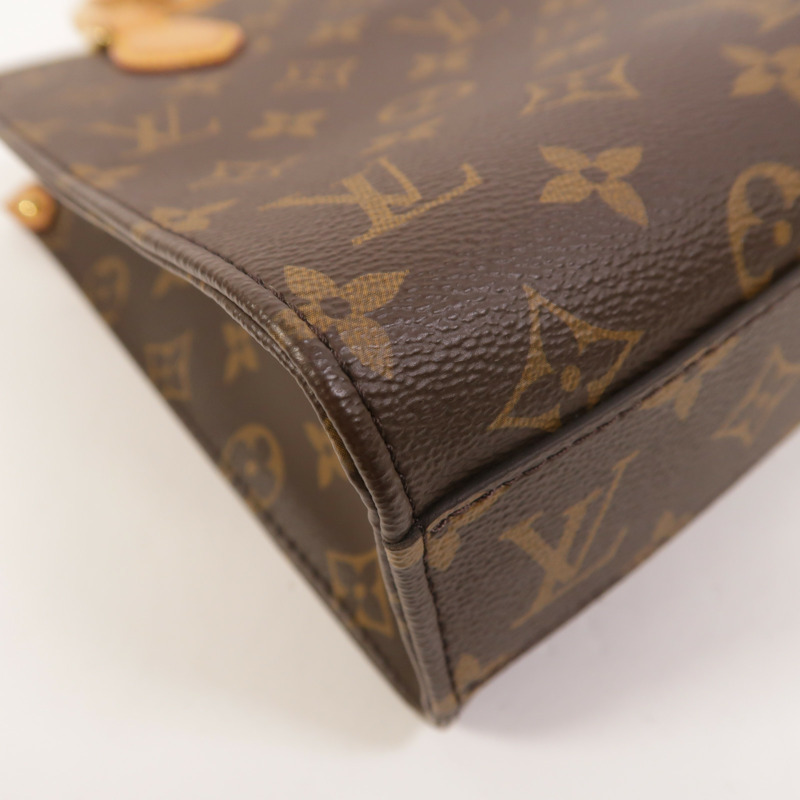 LOUIS VUITTON Monogram Sac Plat BB手挽肩背兩用袋-8
