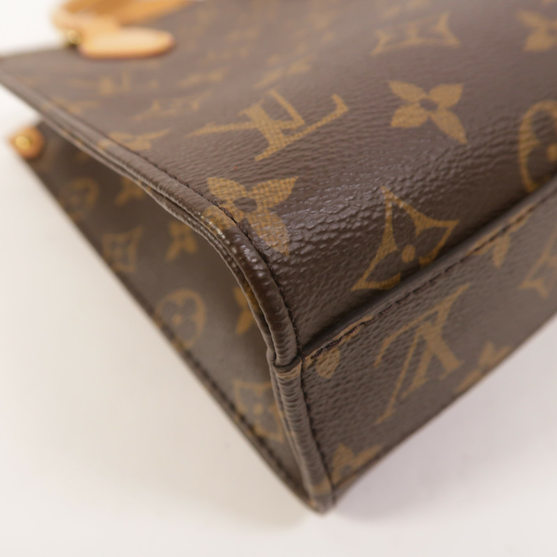 LOUIS VUITTON Monogram Sac Plat BB手挽肩背兩用袋-10