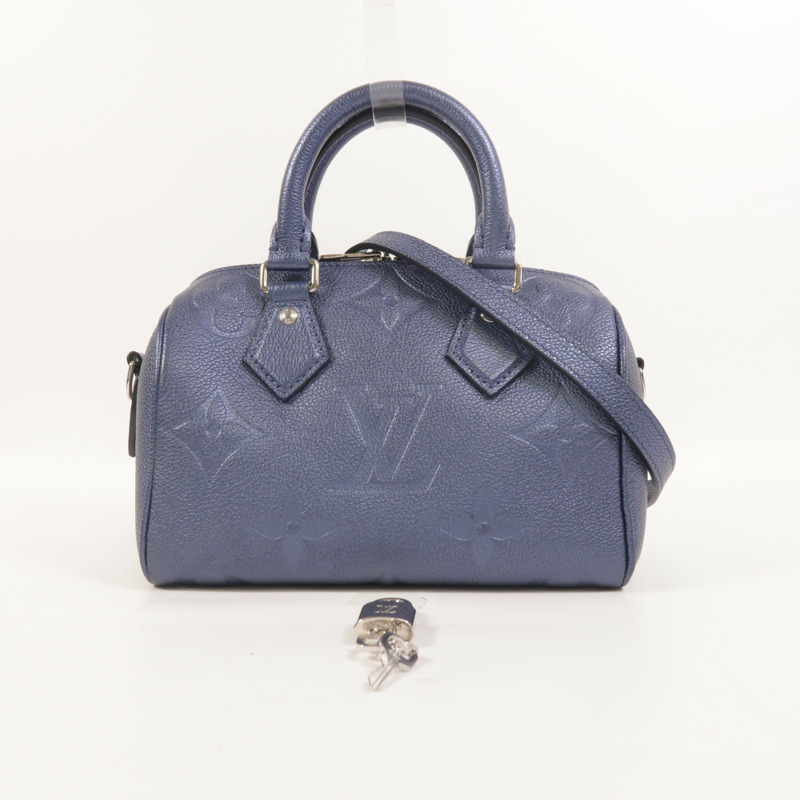 LOUIS VUITTON Monogram Empreinte Speedy Bandouliere 20手挽肩背兩用袋-7