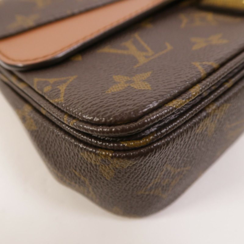 LOUIS VUITTON Monogram Marceau鏈帶肩背袋-10