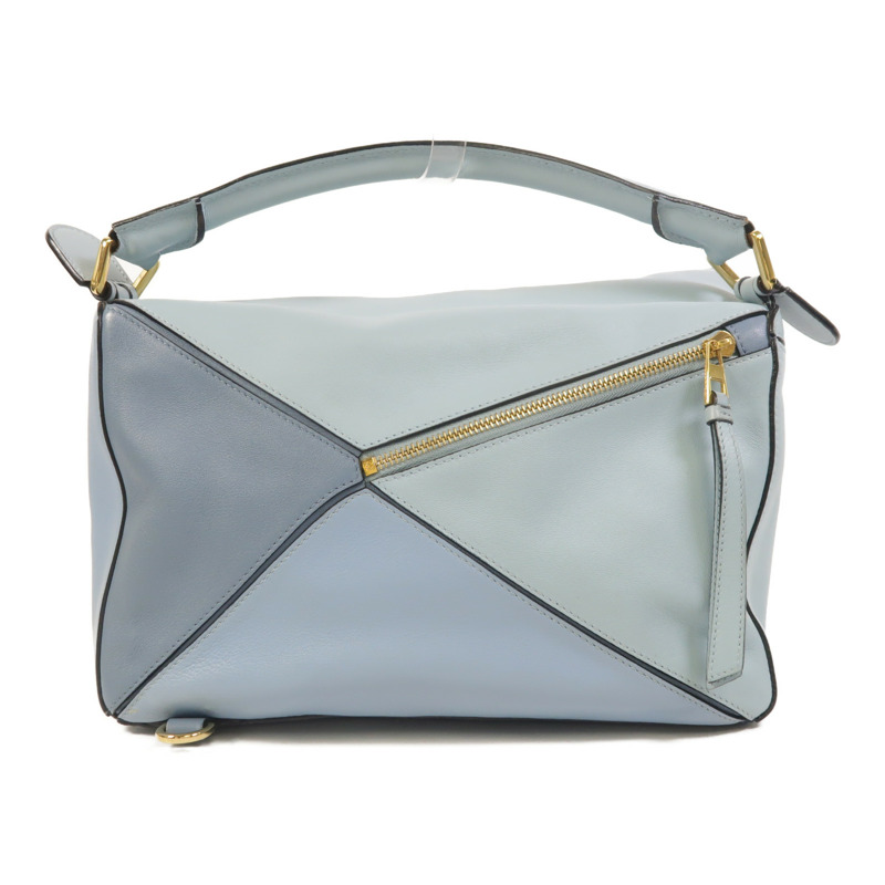 LOEWE 牛皮皮革Puzzle Medium手挽肩背兩用袋-1