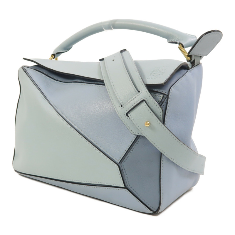 LOEWE 牛皮皮革Puzzle Medium手挽肩背兩用袋-2