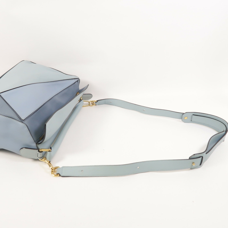 LOEWE 牛皮皮革Puzzle Medium手挽肩背兩用袋-8
