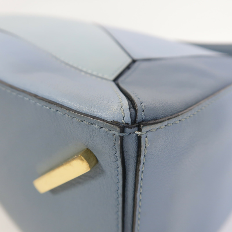 LOEWE 牛皮皮革Puzzle Medium手挽肩背兩用袋-9