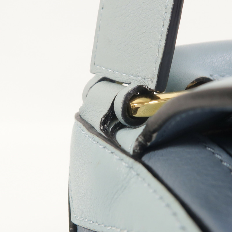 LOEWE 牛皮皮革Puzzle Medium手挽肩背兩用袋-18