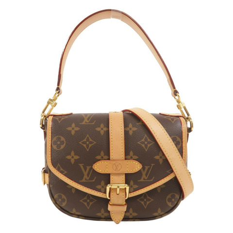 LOUIS VUITTON Monogram Saumur BB手挽肩背兩用袋