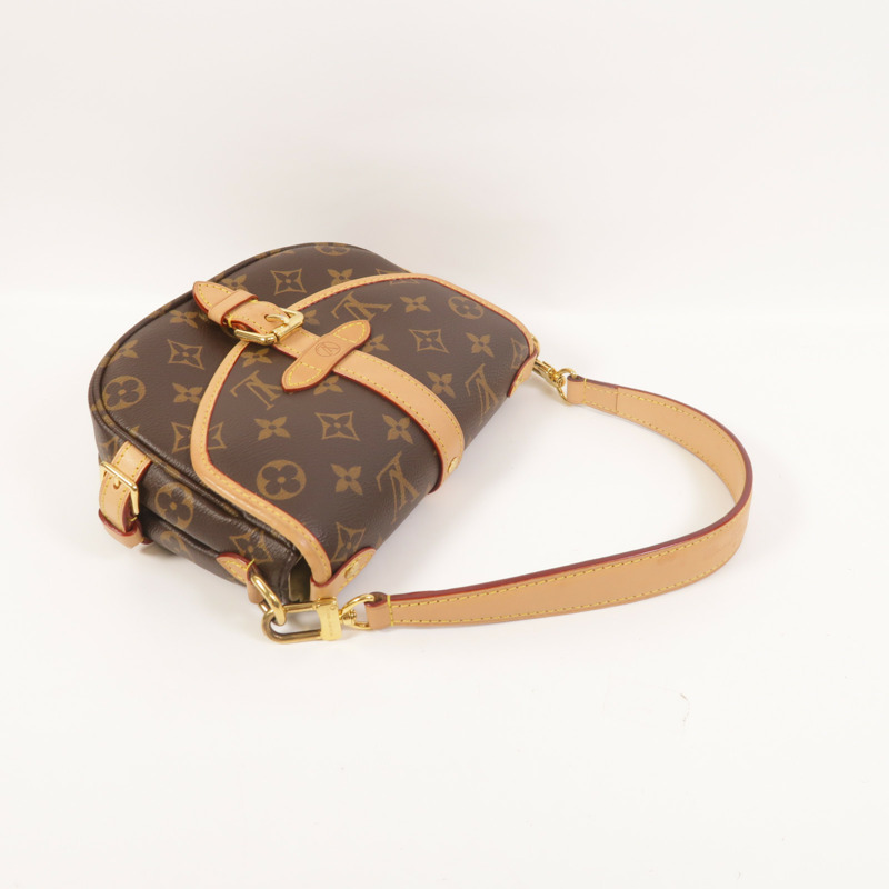 LOUIS VUITTON Monogram Saumur BB手挽肩背兩用袋-6