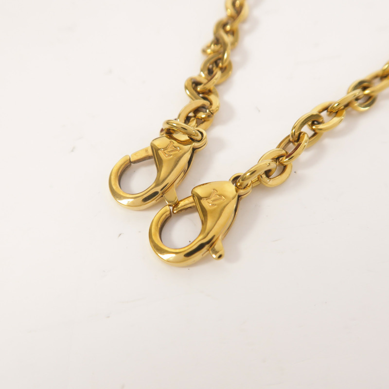 LOUIS VUITTON Monogram Portefeuille Flore鏈帶肩背袋-12