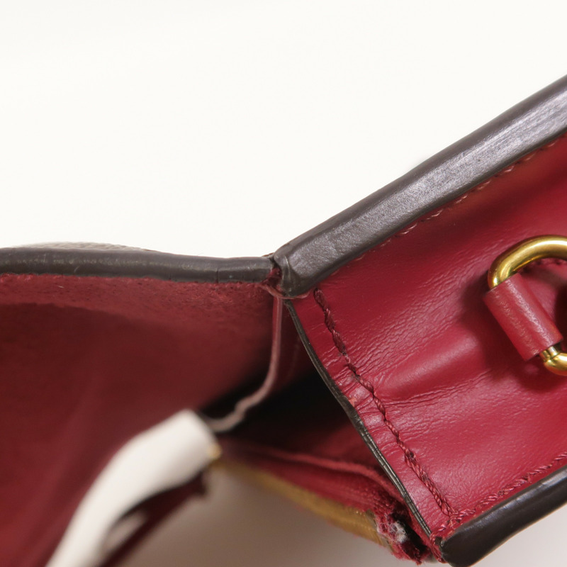 LOUIS VUITTON Monogram Portefeuille Flore鏈帶肩背袋-17