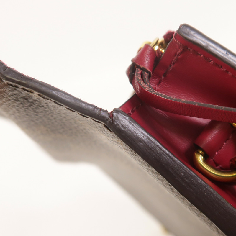LOUIS VUITTON Monogram Portefeuille Flore鏈帶肩背袋-18