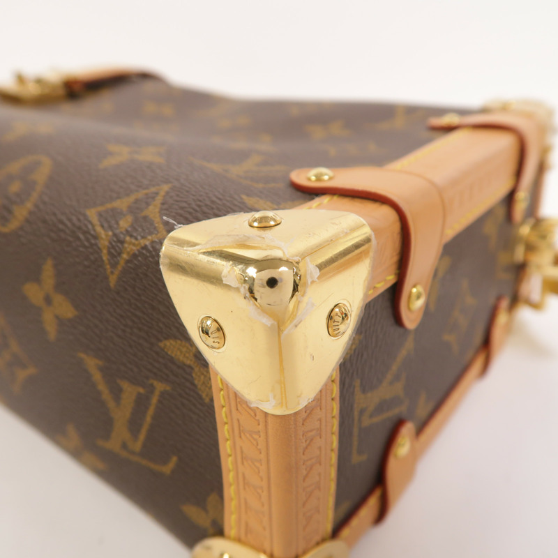 LOUIS VUITTON Monogram Side Trunk PM手挽肩背兩用袋-7