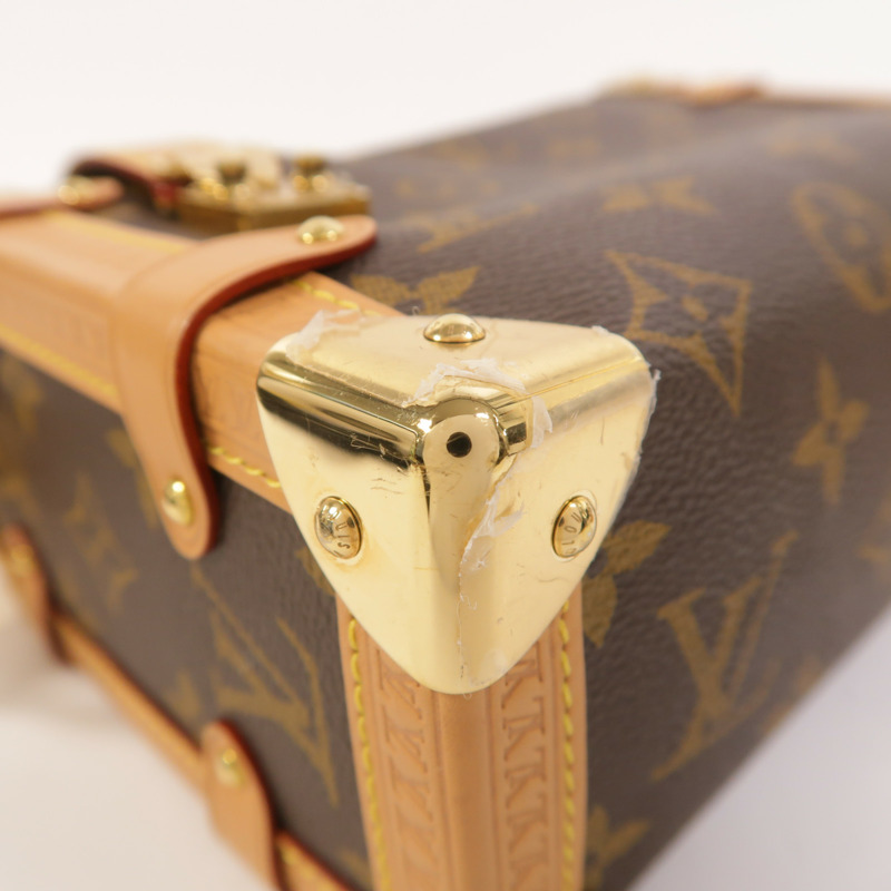 LOUIS VUITTON Monogram Side Trunk PM手挽肩背兩用袋-8
