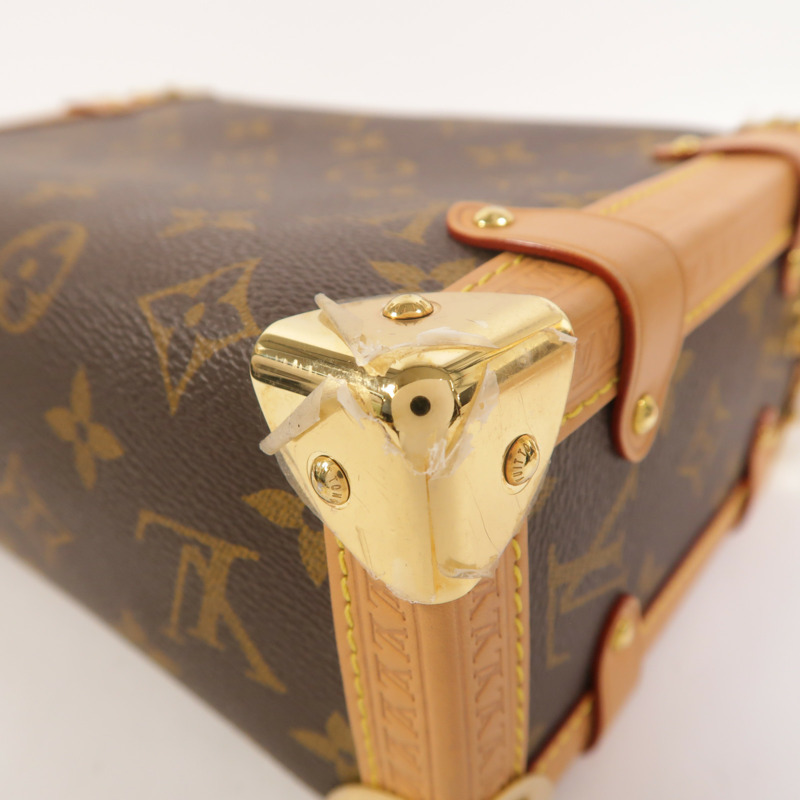 LOUIS VUITTON Monogram Side Trunk PM手挽肩背兩用袋-9